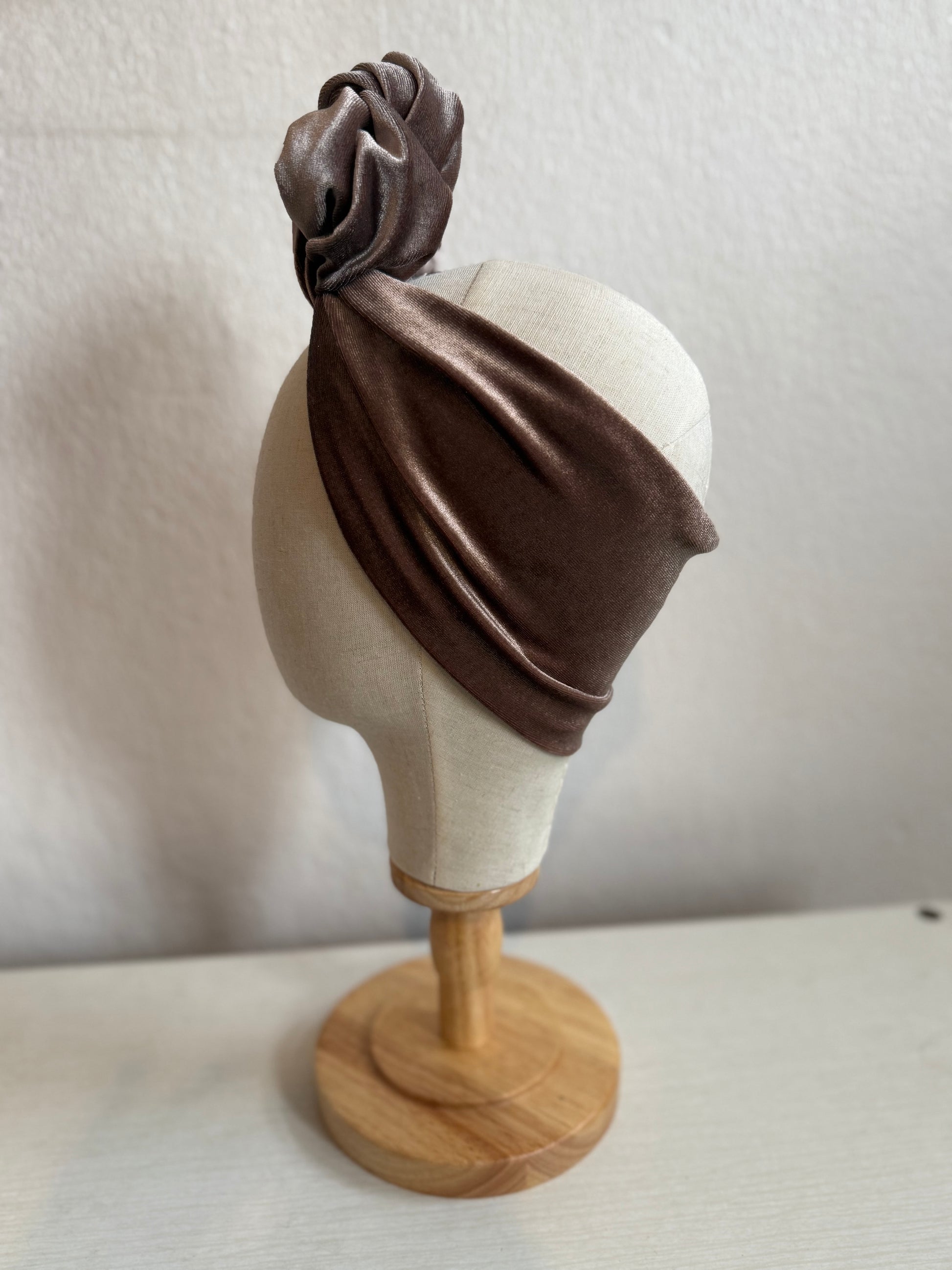 Vintage style handmade velvet headband