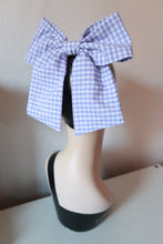 Load image into Gallery viewer, Vintage lilac handmade hair bow 