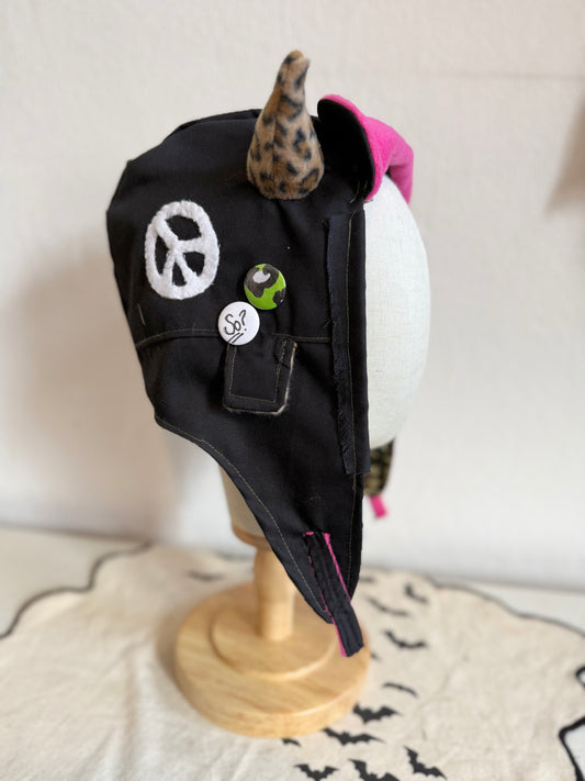 tank girl horned aviator hat 
