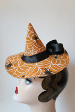 Load image into Gallery viewer, Orange October witch hat