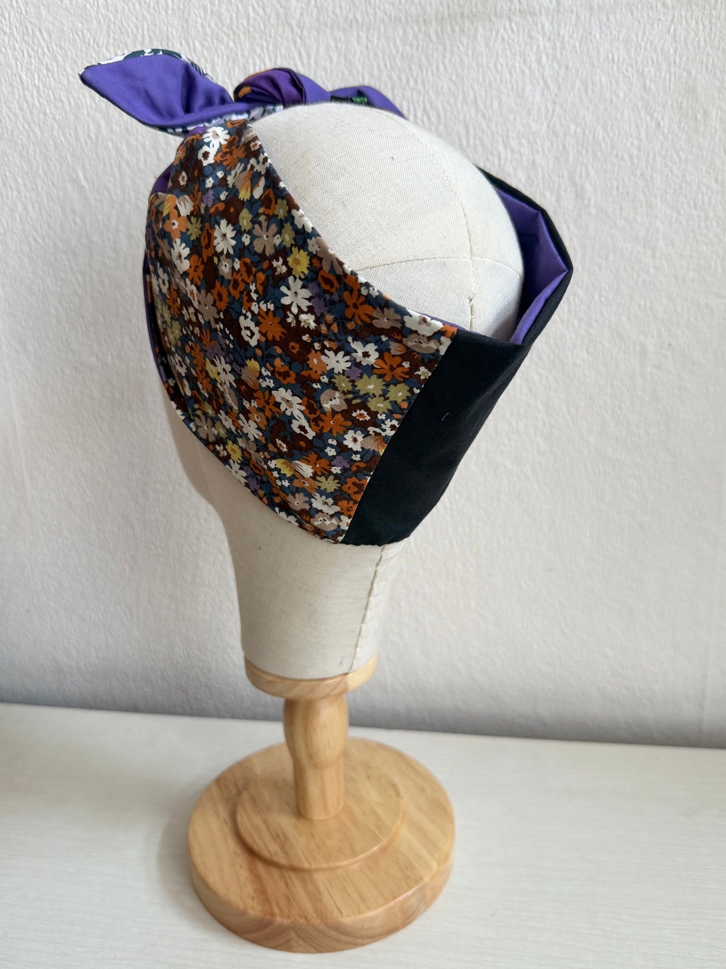 Patchwork Spooky Headscarf (self tie)