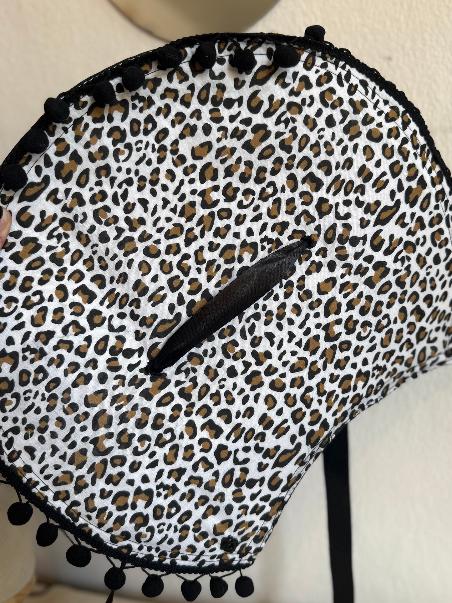 animal print vintage style rockabilly sun hat