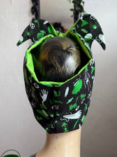 Load image into Gallery viewer, Gothic Halloween alternative fashion bat headscarf 