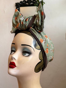 Floral vintage headscarf