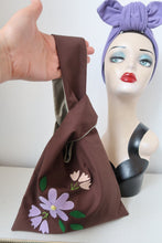 Load image into Gallery viewer, Embroidered 1940s handmade vintage bag