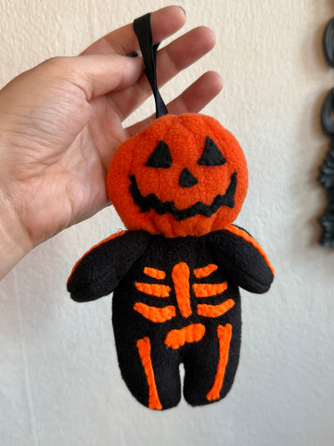 Enoch The Pumpkin Plush Bag Charm (made to order)