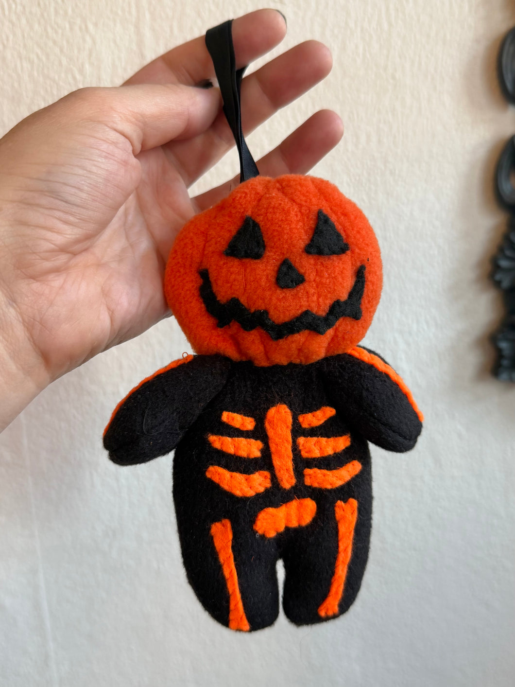 Enoch The Pumpkin Plush Bag Charm (made to order)