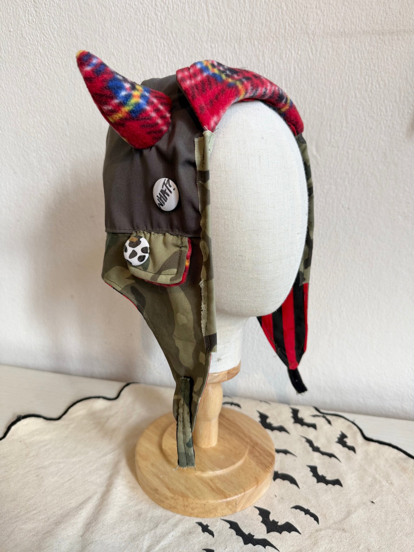 tank girl horned aviator hat 