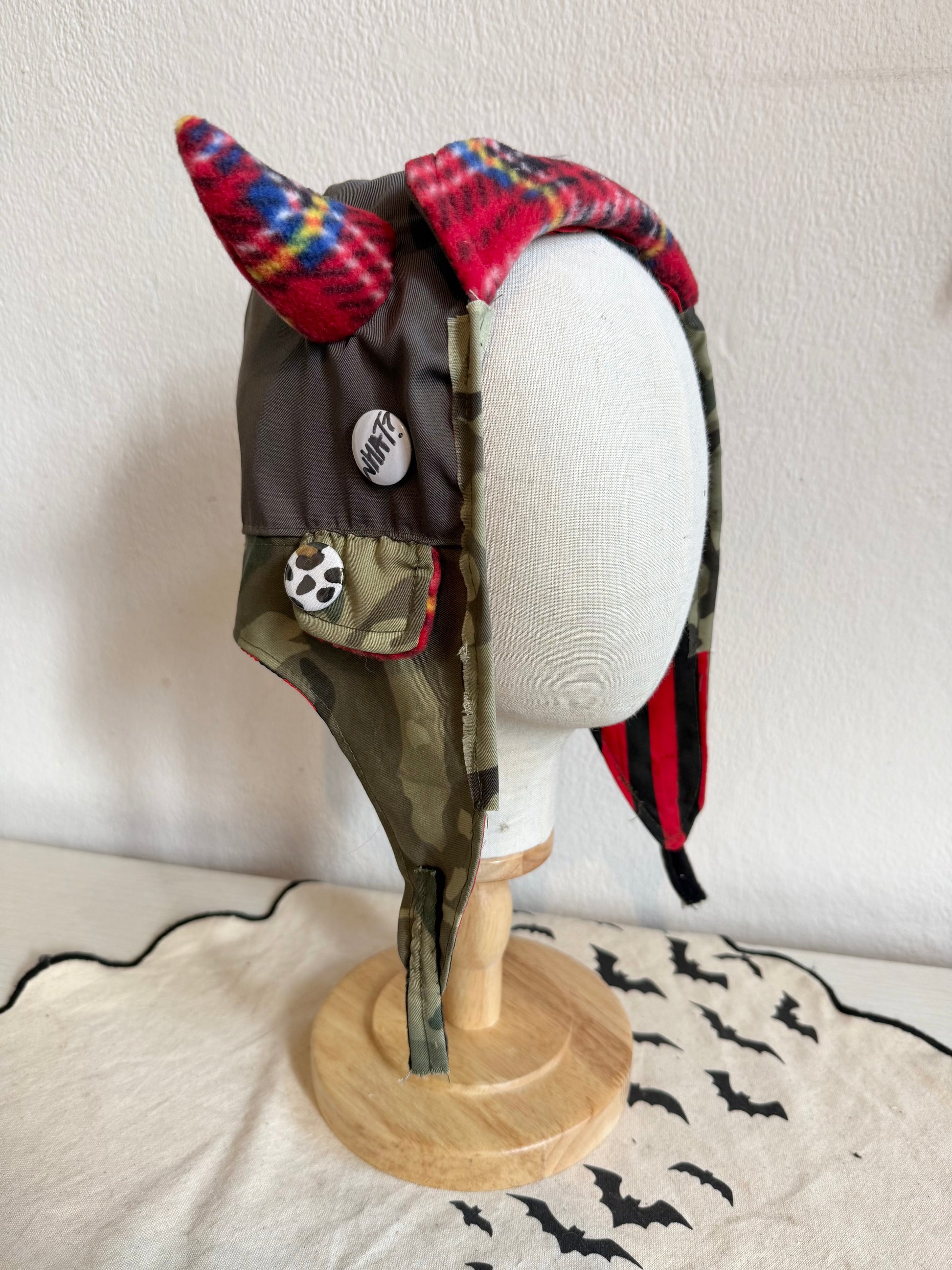 tank girl horned aviator hat 
