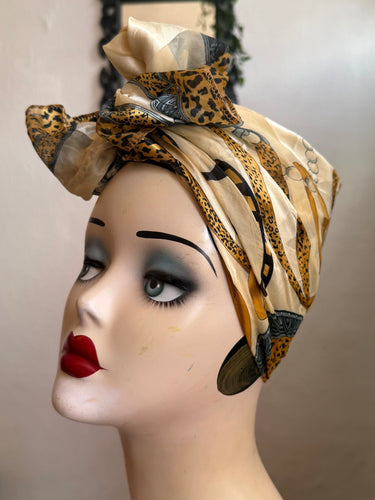 vintage headscarf 