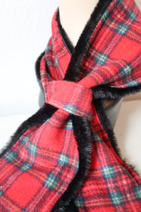 tartan vintage scarf