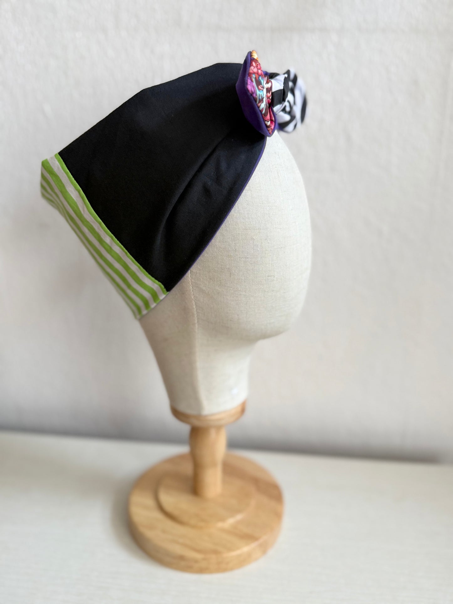 Patchwork Spooky Headscarf (self tie)