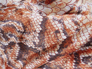 Snake Print True Vintage Scarf🍁