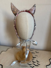 Load image into Gallery viewer, Sparkly devil horns festival headband 