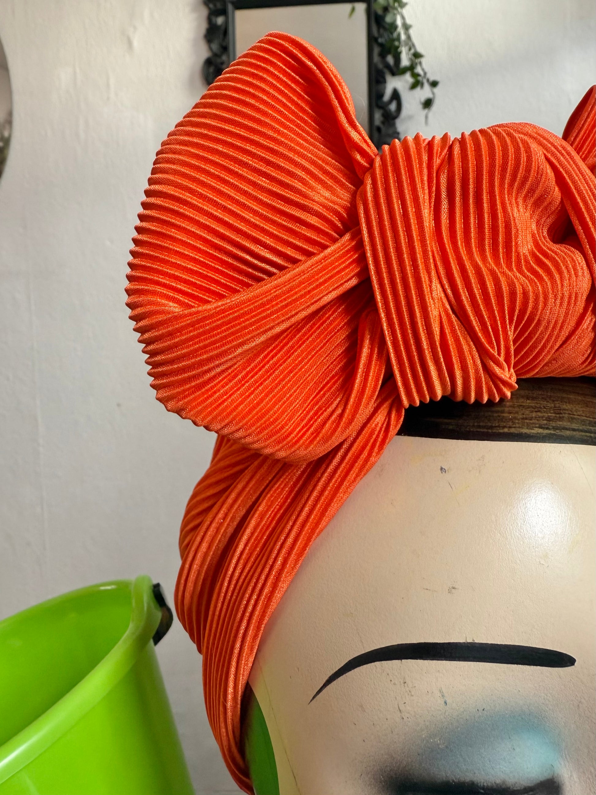 Orange Halloween autumn headband 
