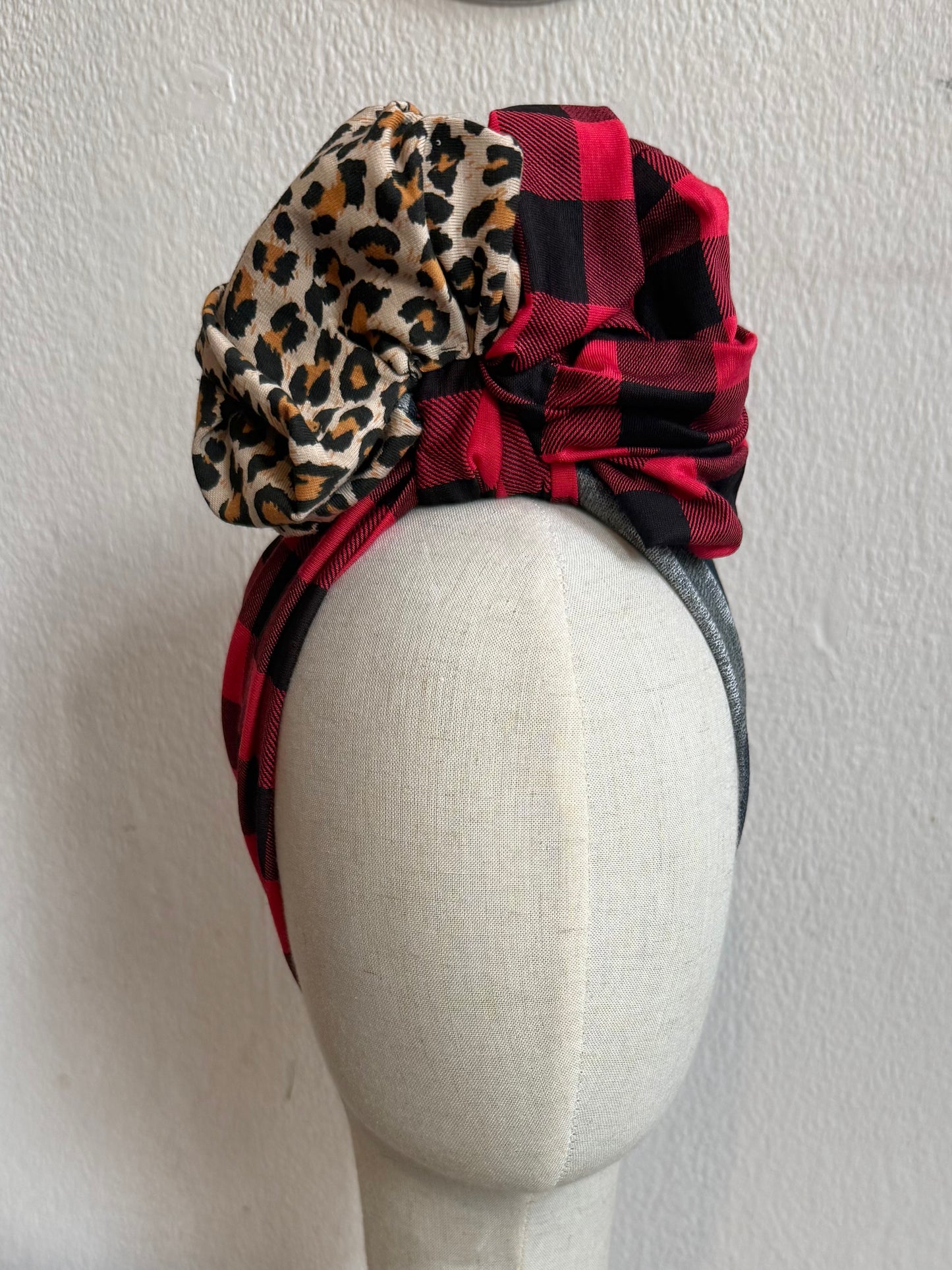 Punky Patchwork Pre-tied Headband