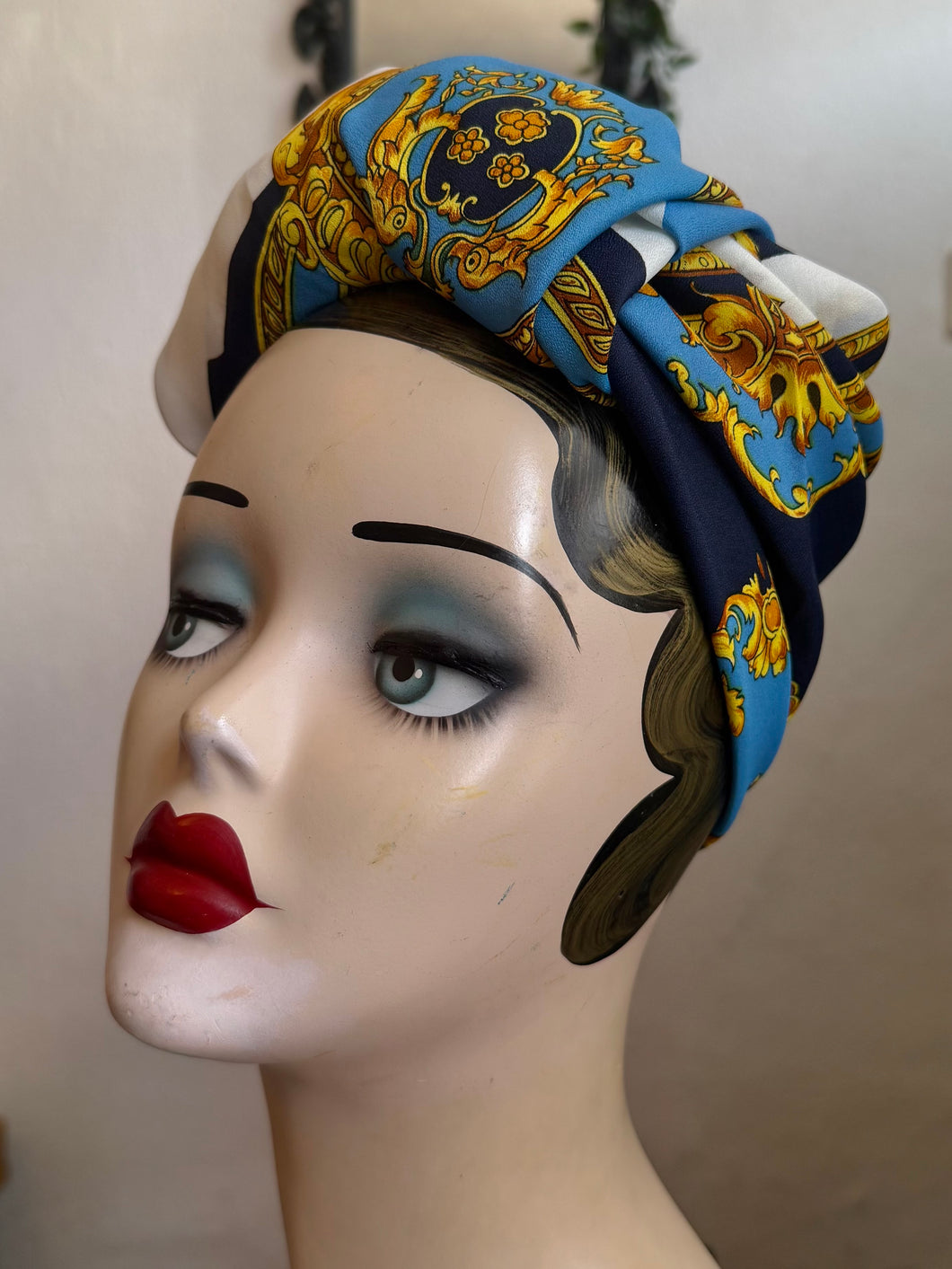 vintage headscarf 