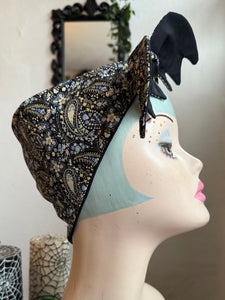 Halloween bat goth alternative bat headscarf