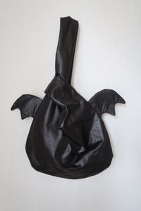 Black Halloween leatherette bay bag