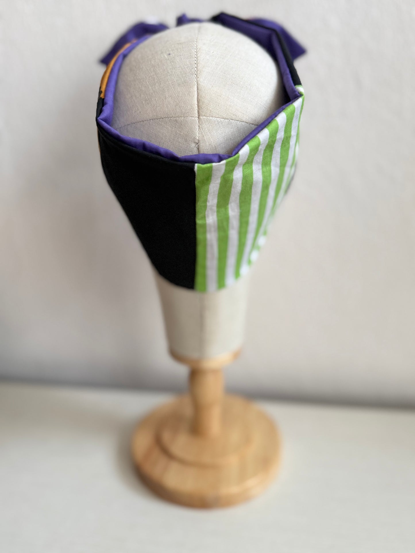 Patchwork Spooky Headscarf (self tie)