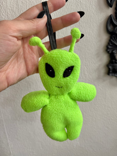 Alien rave cute 90s bag charm trinket