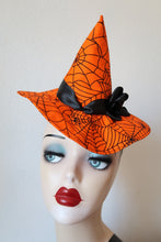 Load image into Gallery viewer, Vintage witch hat fascinator alt fashion