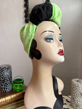 Load image into Gallery viewer, Gothic Halloween alternative fashion green &amp; black headband 