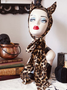 Devil Halloween leopard headband 