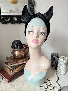 Devil horns alternative fashion accessory hat Halloween 