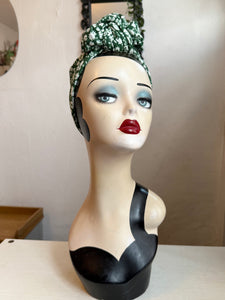 1940s vintage floral headband 