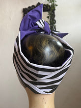 Load image into Gallery viewer, Halloween spooky striped headscarf 
