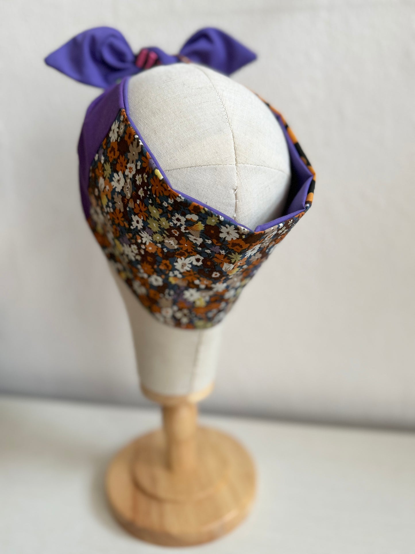 Patchwork Spooky Headscarf (self tie)