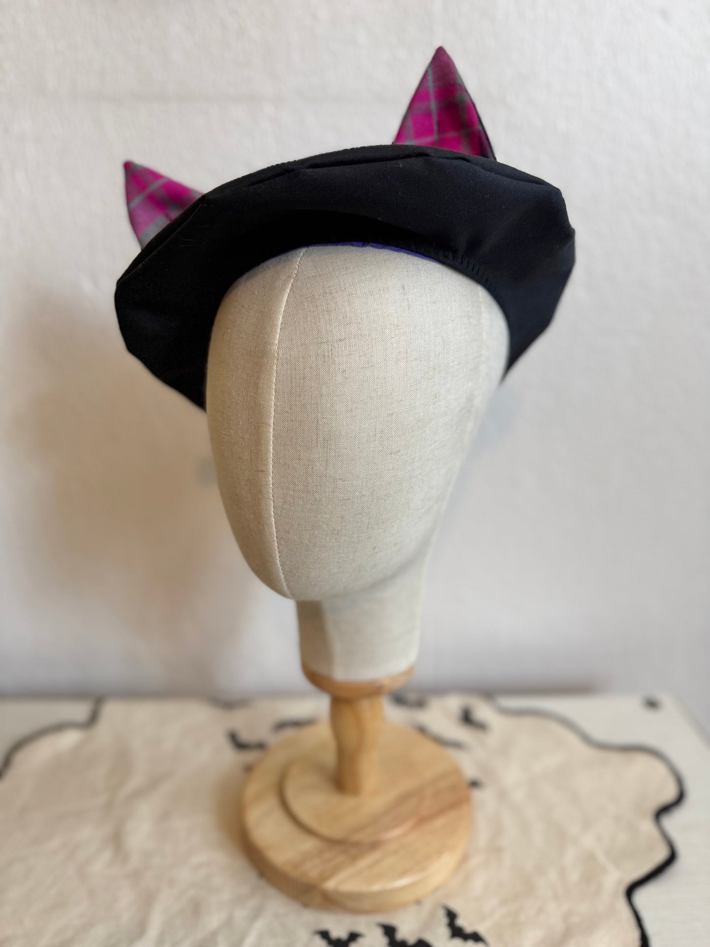 Cat ear beret hat 