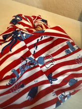 Load image into Gallery viewer, 50% OFF SMALL KNOT: Vintage Style Pre-tied Headband in Nautical Stripes