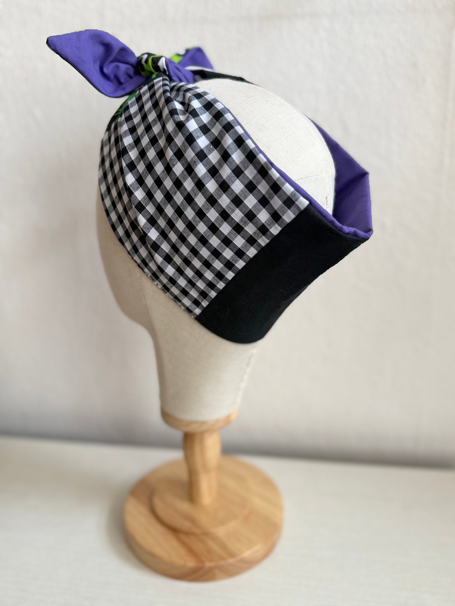 Patchwork Spooky Headscarf (self tie)