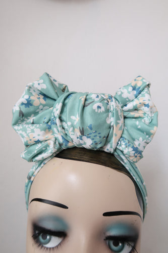  mint floral women’s vintage headband 