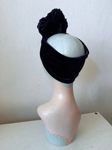 Velvet vintage headband for women 