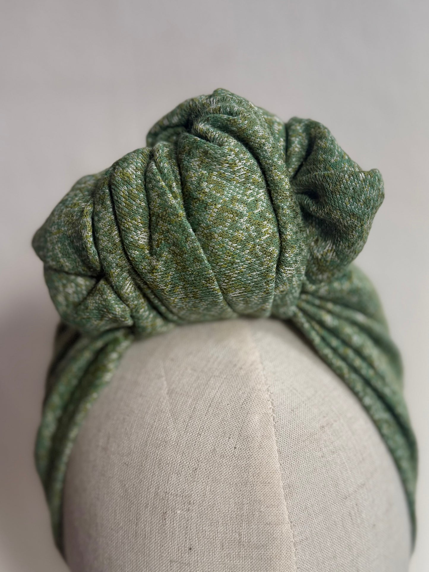 Vintage style handmade jersey turban 
