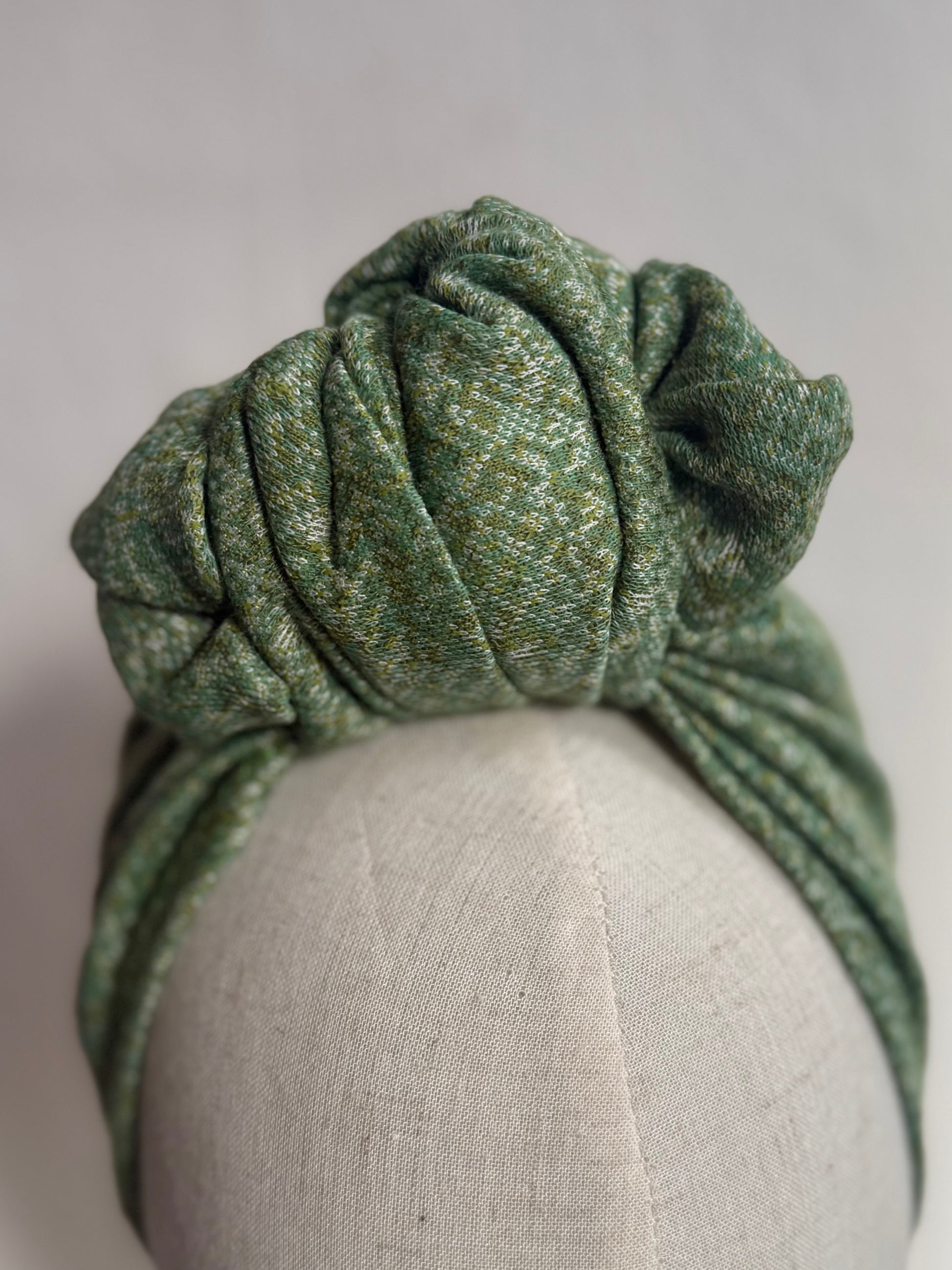 Vintage style handmade jersey turban 