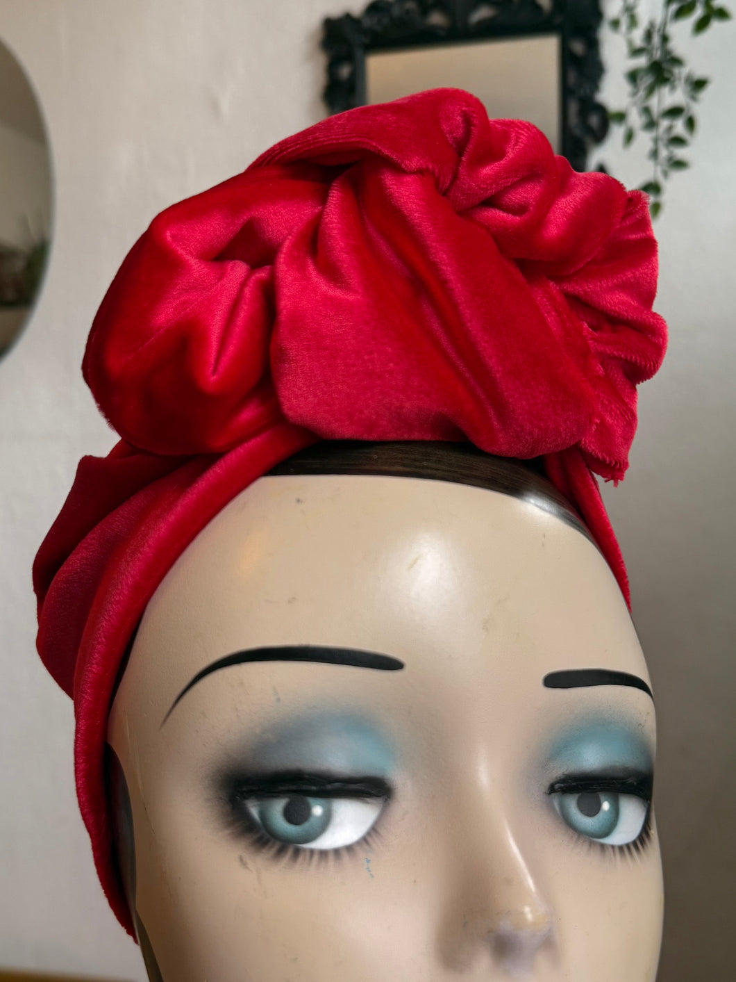 red velvet headband