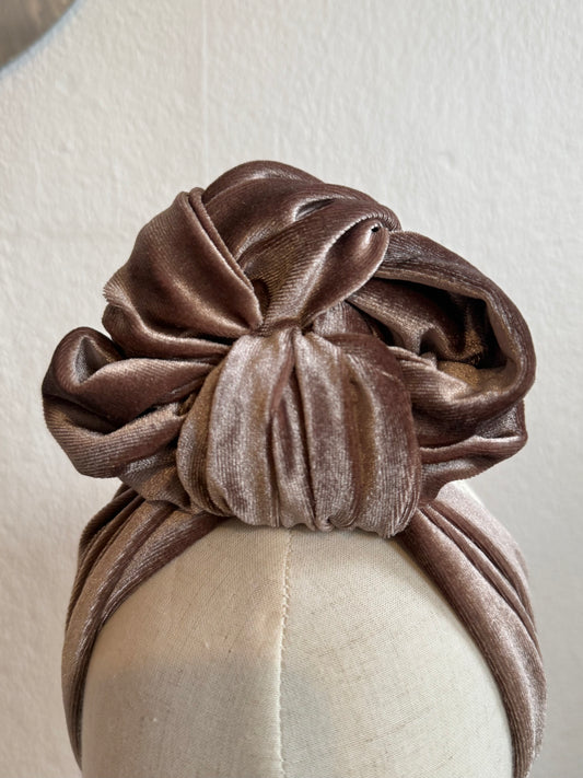 Vintage style handmade velvet headband