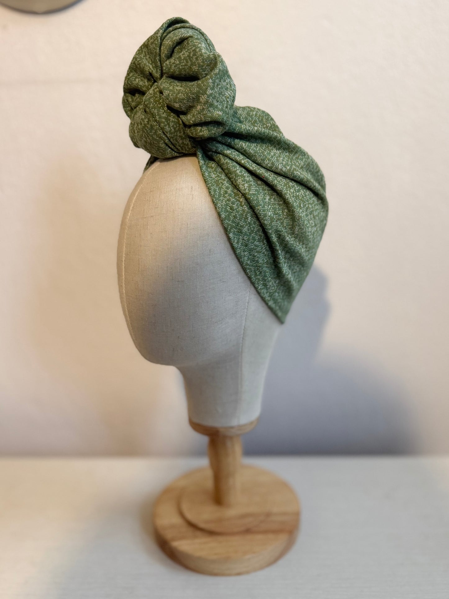 Vintage style handmade jersey turban 