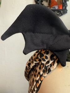 Gothic rockabilly bat hat 