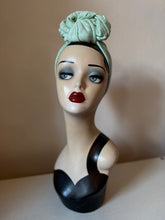 Load image into Gallery viewer, Mint vintage style headband 