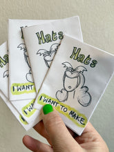 Load image into Gallery viewer, small zine about hats