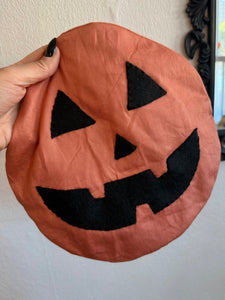 Gothic Halloween pumpkin beret 