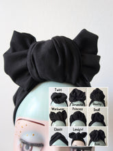 Load image into Gallery viewer, Stretchy goth vintage headband 