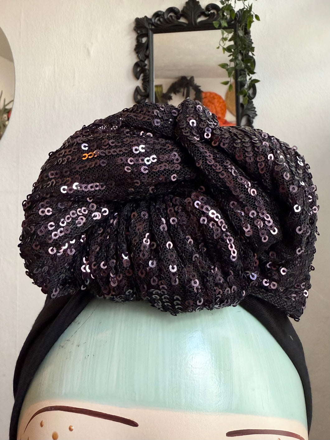 Sequin festival headwear headscarf