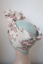 Load image into Gallery viewer, SALE ITEM: WORKWEAR KNOT Vintage Style Pre-tied Headband in Pink Foral