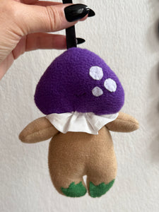 Cute mushroom cottagecore bag charm trinket 